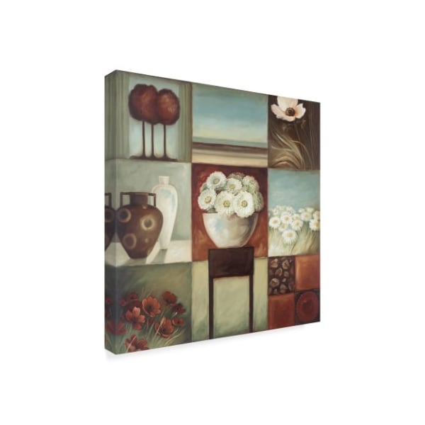 Lisa Audit 'Floral Montage 1' Canvas Art,24x24